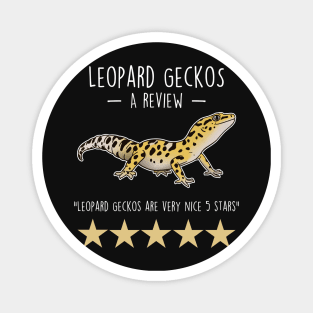 Leopard Gecko Review Magnet